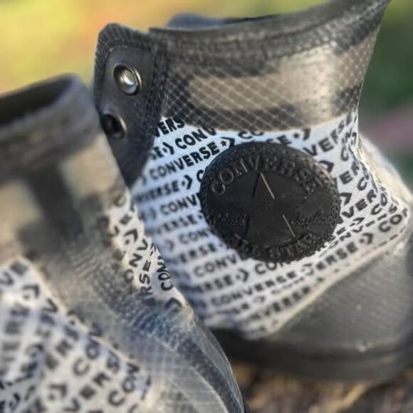 Converse Chuck Taylor All StarTranslucent Black Hi Top Sneakers Mens Size 13 - Picture 7 of 10